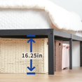 thumbnail image 4 of Olee Sleep 18 Inch Tall Heavy Duty Steel Slat/ Anti-slip Support/ Easy Assembly/ Mattress Foundation/ Maximum Storage/ Noise Free/ No Box Spring Need, 4 of 8