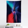 thumbnail image 1 of Abstract Tapestry, Modern Spirals in Blurry Effect Energy Concept Smooth Spin Form, Fabric Wall Hanging Decor for Bedroom Living Room Dorm, 5 Sizes, Dark Night Blue and Scarlet, by Ambesonne, 1 of 1