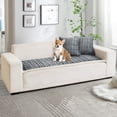 thumbnail image 5 of CJC Plush Couch Sofa Cover for Pet Dogs Washable Non-Slip Couch Covers for 3 Cushion Sofa Pet Friendly (Dark Gray, 27.6" x 59"/70 x 150cm), 5 of 12