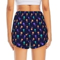 thumbnail image 2 of Lsque Sea Jellyfish Printed Women's Running Shorts with Liner Pockets,Elastic Quick Dry Workout Athletic Gym Yoga Shorts,Womens High Waist Shorts-X-Large, 2 of 9