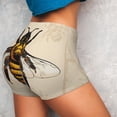thumbnail image 4 of Uemuo Honey Bee Pattern Women Workout Impact Shorts Scrunch Butt Lifting Gym Shorts Seamless Booty Biker Shorts-Medium, 4 of 8