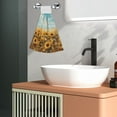 thumbnail image 5 of Sikiie Sunflower Field Bliss Hand Towel with Loop Hanging Towel Absorbent Tie Towels for Kitchen Tea Bar Bathroom Decor, 5 of 7