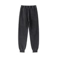 thumbnail image 3 of Puntoco Pantalones casuales de pierna recta de color sólido para hombre, pantalones largos, 3 of 5