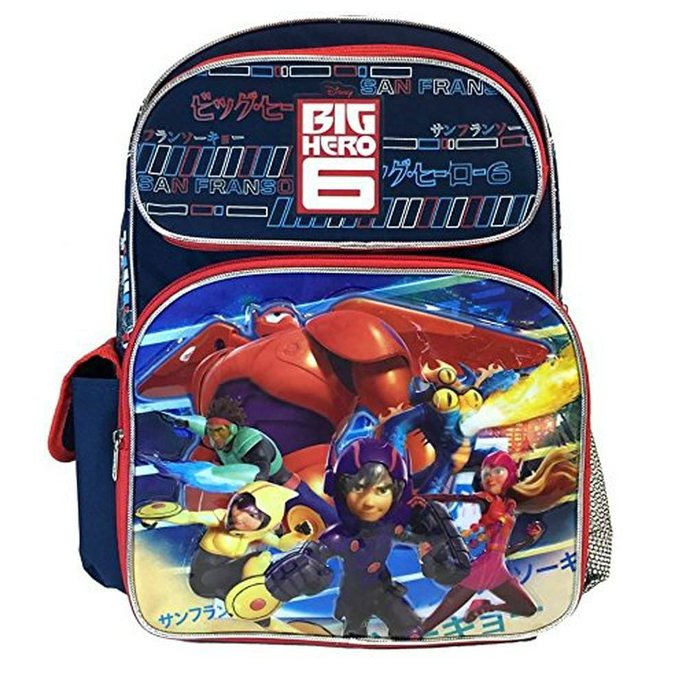 Marvel Backpack Disney Big Hero 6 Large School Bag 16" New 652470