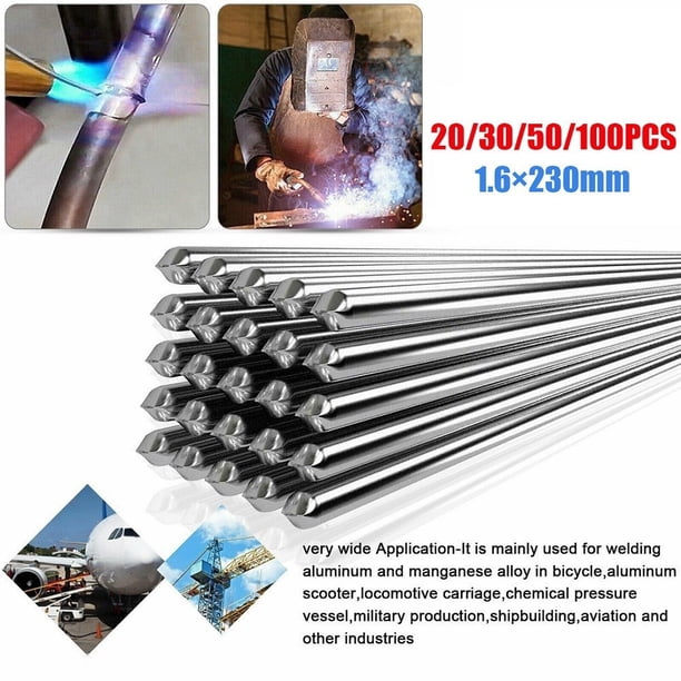 Tige à Souder Aluminium 1,6x230 Mm – Brasage à Basse Température, Fusion Facile Pour Réparations Rapides