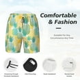 thumbnail image 5 of Fotbe Pineapples1 Men’s Swim Trunks Quick Dry Swim Shorts Board Shorts with Mesh Lining-3X-Large, 5 of 9