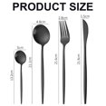 thumbnail image 2 of Silverware Set, 16-Piece Satin Finish Flatware Set Service for 4, Knives/Forks/Spoons Included, Premium Stainless Steel Kitchen Cutlery Set For Home and Restaurant, Dishwasher Safe, 2 of 5