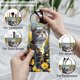 thumbnail image 4 of 2 fundas de cuero para gafas de sol, portátiles, delgadas, con diseño de gato y flor, con parte superior suave, para viajes, impermeables, con paño de limpieza, regalo, 4 of 9