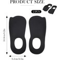 thumbnail image 2 of CATPAN Plantillas para Pie Plano & Heel Pain - Arch Support Shoe Insoles - Orthotic Gel Pads for Running, Hiking - 1 Pair (Black, M), 2 of 7