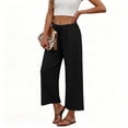 thumbnail image 3 of Tumotour Plus Size Sweatpants for Women's Drawstring High Elastic Waisted Wide-leg Pants Athletic Workout Running Trousers Joggers with Pocket, 3 of 6