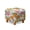 Daisy Floral Marble Texture, variant on TSOVTHRID Blue Gray Marble Texture Print Ottoman Slipcover Square Machine Washable Stretch Storage Ottoman Covers Removable Footrest Stool Cover Protector for Dogs Pets