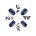thumbnail image 4 of Press On Nails 24pcs Independence Day False Nails Almond Acrylic Nails For Everyday Wear And Festive Celebrations, 4 of 11