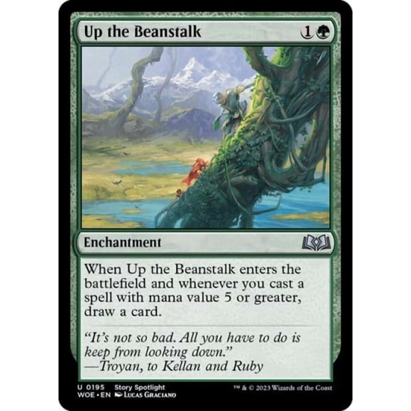 Magic the Gathering - Wilds of Eldraine - Up the Beanstalk Near Mint