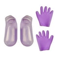 thumbnail image 3 of Silicone Moisturizing Socks And Gloves To Prevent Dryness And Cracking Hand And Foot Mask Purple Foot Mask Foot Mask Gloves Hand Mask Skin Rejuvenation, 3 of 8