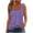 Purple, variant on ABATAB Summer Tank Tops for Women Scoop Neck Jacquard Shoulder Sleeveless Shirts Casual Loose Fit Trendy Blouse