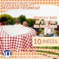 thumbnail image 3 of MT Products White Thin Pizza Boxes 10" x 10" x 1.5" Lock Corner - Pack of 10, 3 of 11