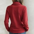 thumbnail image 6 of Shihyeh Women's Cowl Neck Hooded Sweatshirt Long Sleeve Front Pocket Casual Warm Top for Women, 6 of 6