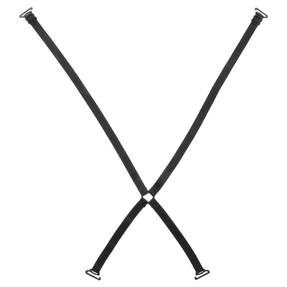 MLINS Bra Strap Adjustable Cross Back Bra Strap Women Stretchable Bra Strap Decorative Replacement Strap Invisible Shoulder Strap for Dresses and Lingerie