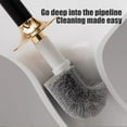 thumbnail image 5 of Toilet Brush and Holder Set with Drip Tray | Toilet Bowl Brush & Toilet Bowl Cleaner Brush Combo | Bathroom Cleaning Organizer | Strong Bristles | Easy Maintenance | Xuniizn, 5 of 6