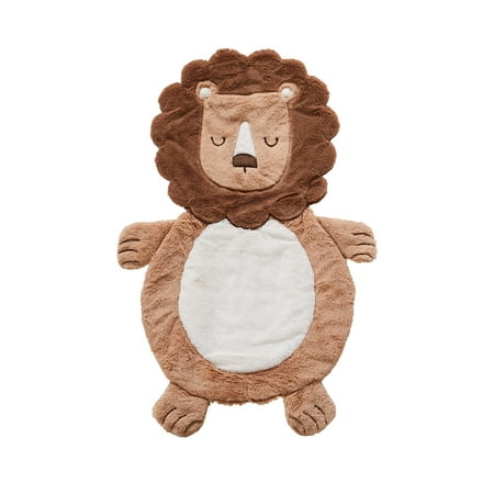UPC: 0190945143976 | Levtex Baby – Zuma Playmat – Lion – Brown Taupe and Cream – Nursery Accessories