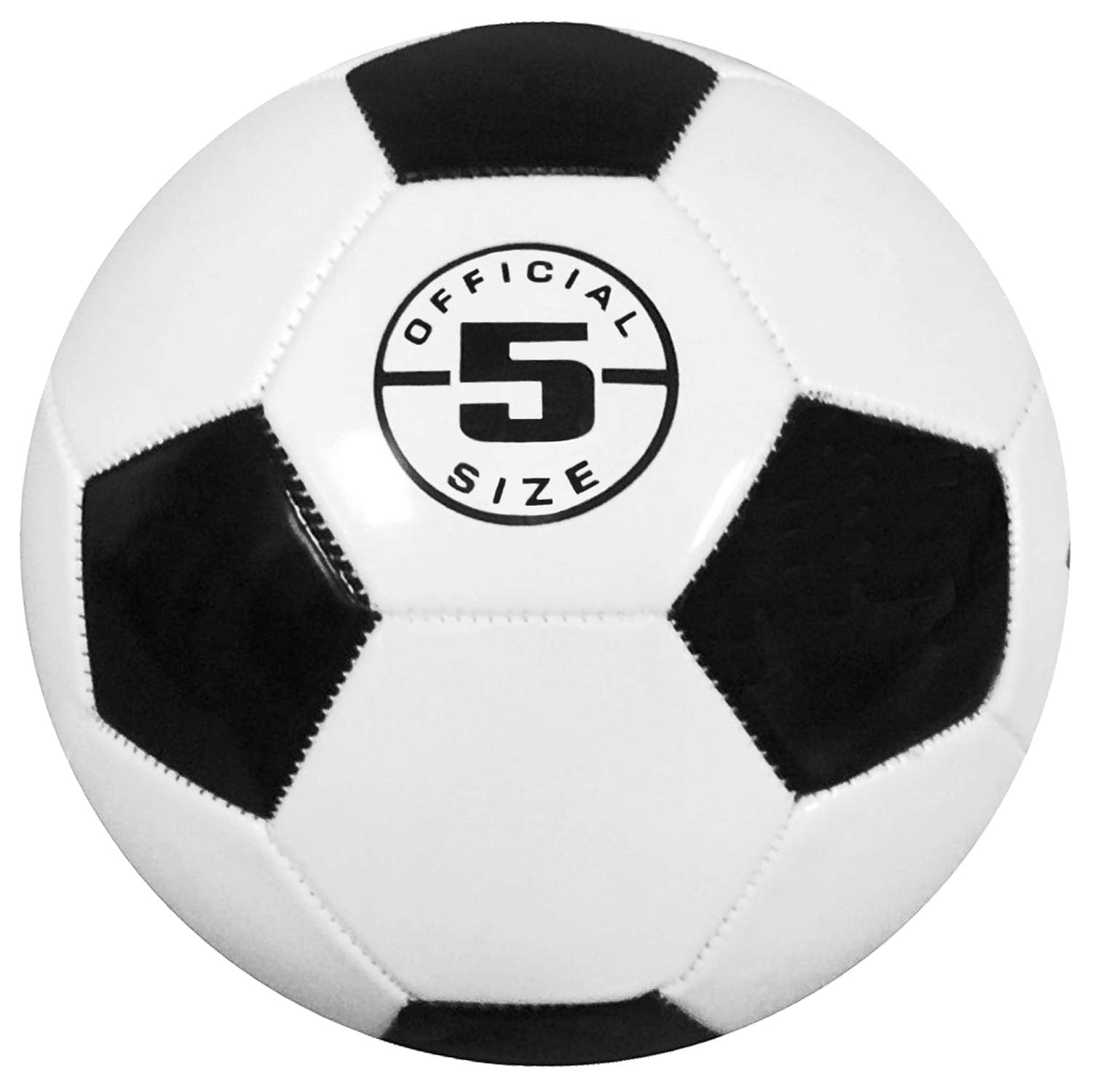 Biggz (12 Pack) Premium Classic Soccer Balls Size 5 with Ball Hand Pump