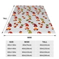 thumbnail image 3 of Bixox Fleece Blanket Cute Autumn Gnomes Pattern Super Soft Double-Sided Microfiber Flannel Blanket for Sofa, Bed, Couch,Suitable for All Seasons -, 3 of 5