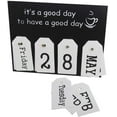 thumbnail image 1 of Card Perpetual Calendar Desktop Hanging Date Cards Decoration Ornament Wall Desktop Calendar For Office Cafe Home Decoration, 1 of 8
