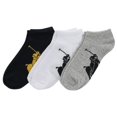 thumbnail image 1 of Polo Ralph Lauren Big Polo Player Men's 3-Pack Socks 10-13 (Multi), 1 of 1
