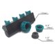 thumbnail image 3 of Conector de manguera de rociador auspicioso 4 salidas, Conector de extensión de conector de rociador de distribuidor Adaptador de grifo Boquilla de grifo Y Selector para jardín Greenh Feliz Sencillez, 3 of 5
