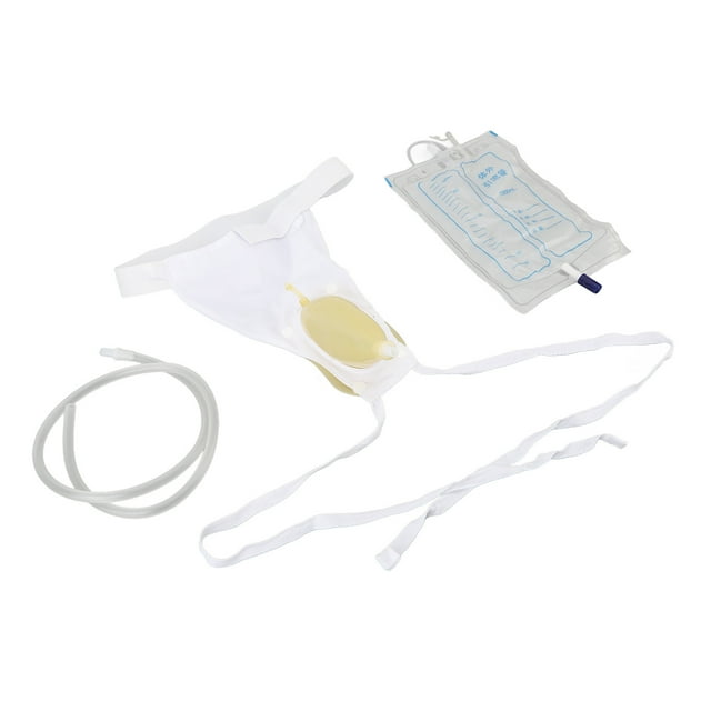 Portable Collection Urinal Bag, Easy To Clean Silicone Old Men Urine Collector For Home