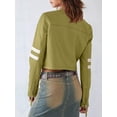 thumbnail image 4 of Chaqueta Saodimallsu de piel sintética para mujer con cremallera y cuello alto, 4 of 6