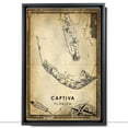 thumbnail image 2 of Captiva Vintage Map Prints Canvas, Florida Map Art Canvas, Canvas, Captiva Map City style vintage Canvas , Canvas Wall Art, Street Map Artwork Canvas, 2 of 6