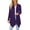 E-Purple, variant on KOITHOT Cardigans for Women with Pocketes Long Sleeve Lightweight Casual Draped Front Open Cardigan