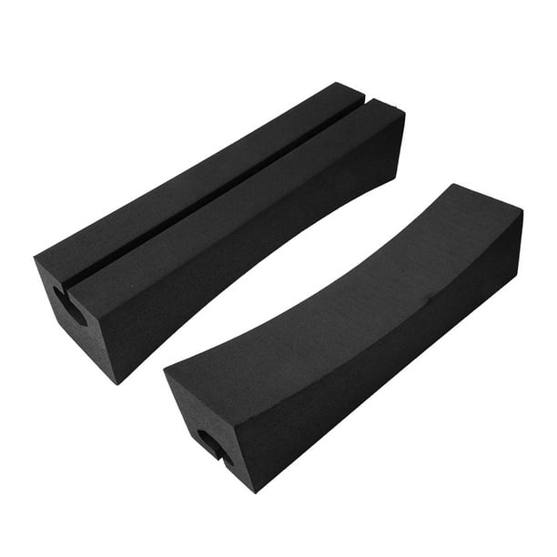 1 de portaequipajes para tejado de coche, almohadillas negras estándar , reemplazo de bloque de soporte duradero, ligero y universal, suave Cola Portaequipajes de techo de coche