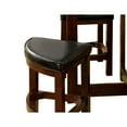 thumbnail image 2 of Maykoosh Victorian Vintage 5 Piece Counter Height Table Set, Dark Walnut, 2 of 4