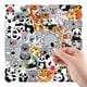 thumbnail image 3 of Pegatinas Panda Koala, 50 piezas, lindas pegatinas de animales de dibujos animados para niños y adolescentes, calcomanía V, 3 of 5