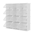 thumbnail image 1 of Space-Saving 8-Tier Shoe Organizer – Modular Sturdy Plastic Storage Rack for Entryway, Hallway, Closet, Bedroom – Shoe Cabinet, 1 of 8