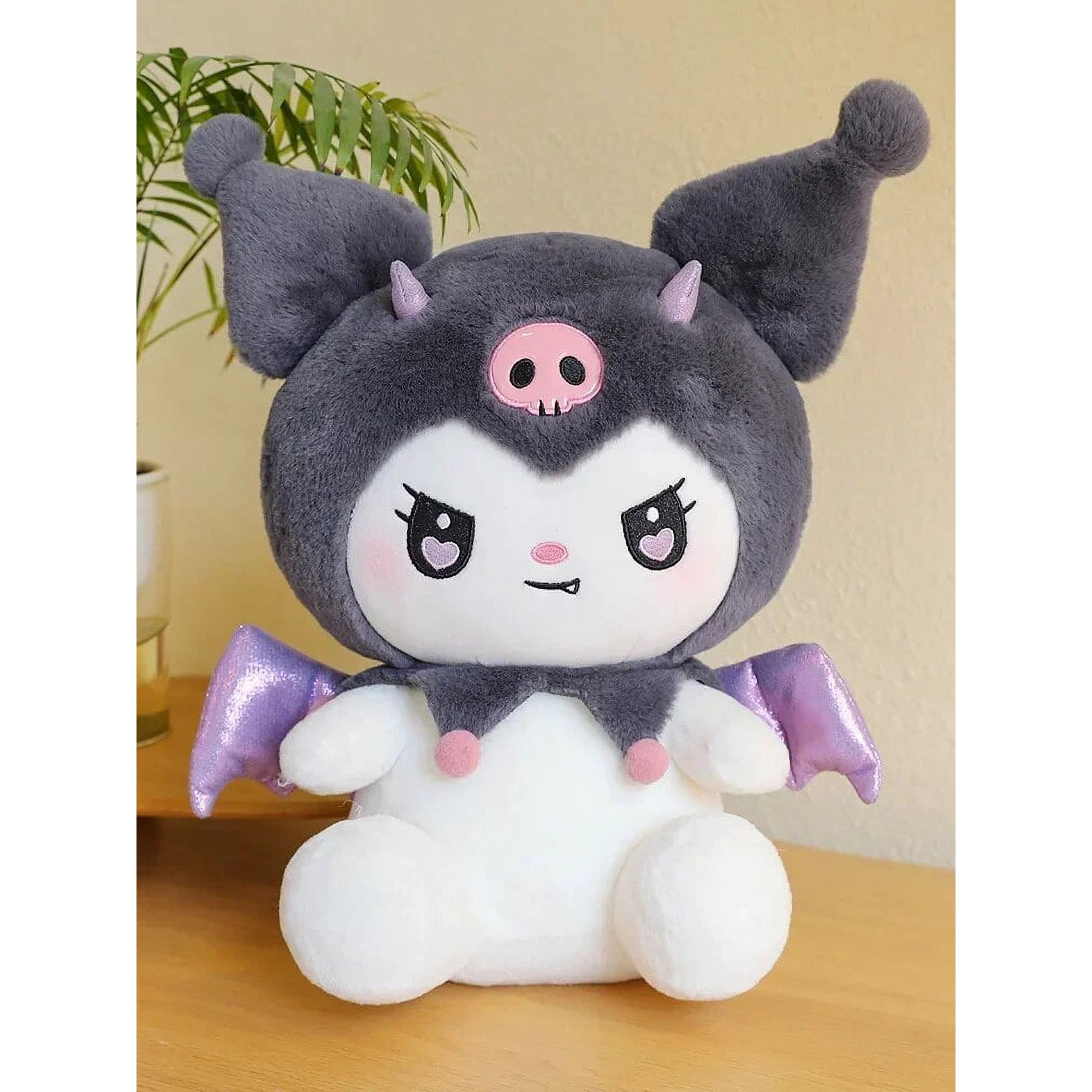 60cm Big Size New Sanrio Cute Demon Kuromi Plush Toy Angel My