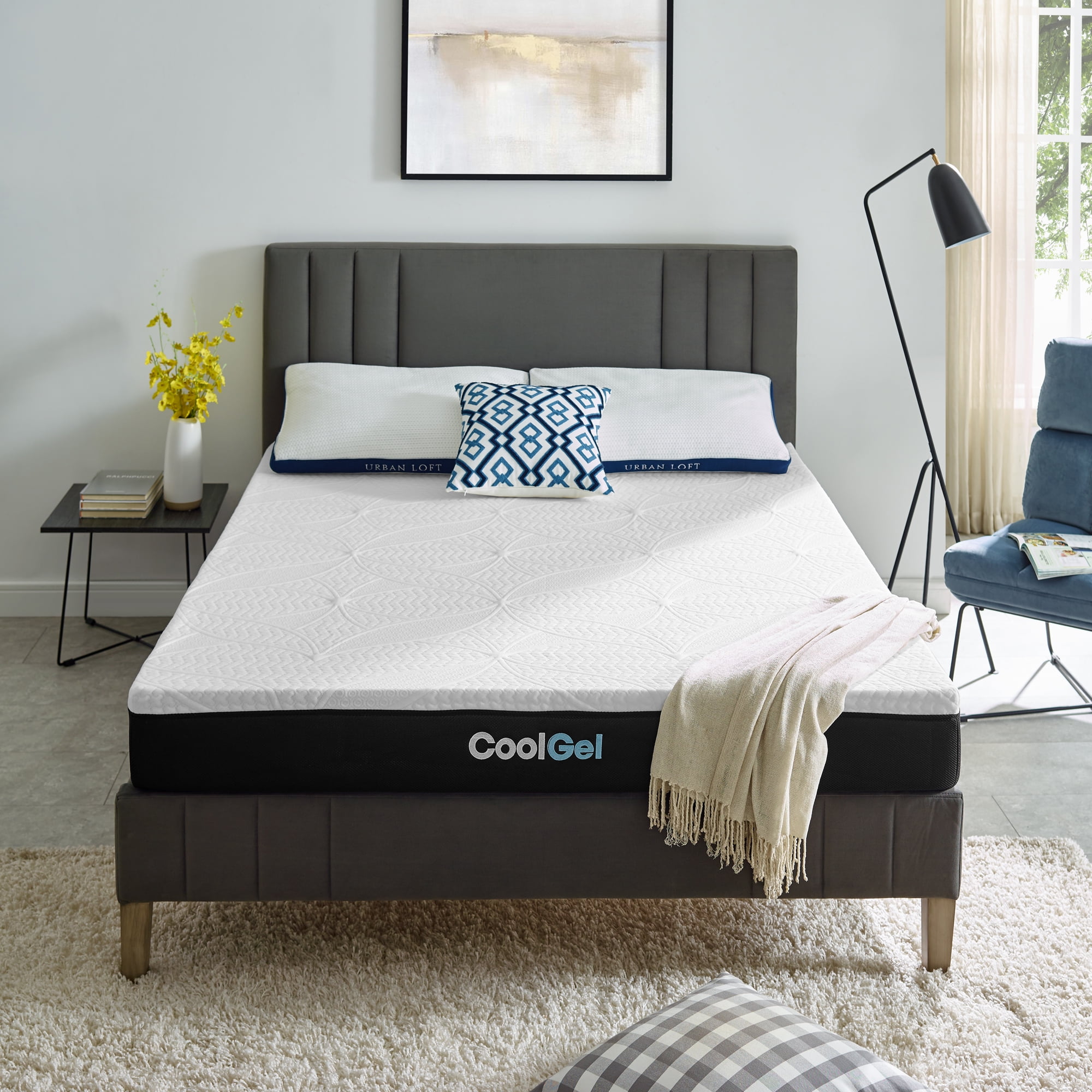 Modern Sleep Cool Gel 9-Inch Memory Foam Mattress, Multiple Sizes