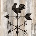 thumbnail image 3 of Gango Home Decor Modern Wrought Iron Vanes I & II by Paul Brent (Ready to Hang); Two 12x12in Distressed Framed Prints, 3 of 5