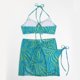 thumbnail image 5 of Traje baño sexy sin espalda para mujer Trajes baño vinculados corazón Trajes baño piezas, 5 of 5