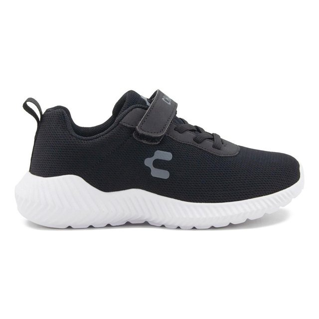 Tenis Charly Niño Kids Deportivo Running Velcro Negro/gris negro 16