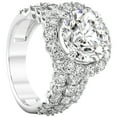 thumbnail image 2 of Pompeii Certified 5Ct Diamond Multi Row Engagement Ring 14k Gold Lab Grown (G/H,VS2-SI1), 2 of 4