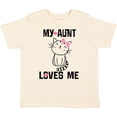 thumbnail image 3 of Inktastic My Aunt Loves Me Kitty Girls Toddler T-Shirt, 3 of 5