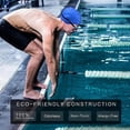 thumbnail image 4 of 1Pcs Durable High Elastic Pool Accessories Waterproof With Ear Protect Diving Bathing Hats Swim Cap Silicone Swimming Caps BLUE, 4 of 8