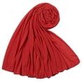 thumbnail image 2 of Delconic Soft Jersey Fabric Solid Long Hijab Scarf For Women Multi Purpose Lightweight Head Wrap Shawl Scarves For Daily Wear Travel And Holiday Occasions, 2 of 3