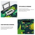 thumbnail image 5 of Gaeub Dinosaurs and Tropical Leaves and Flowers Elastic Luggage Cover with Concealed Zipper Dust-Proof Luggage Cover Protector - 18-32 inch - X-Large, 5 of 9