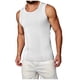 thumbnail image 2 of pstuiky Camisetas sin mangas, Camiseta deportiva ajustada de color liso para hombre, moderna, para tiempo libre y fitness Tops elegantes para mujer xxxl, 2 of 4