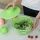 thumbnail image 4 of Secador de lechuga giratorio para ensalada multifunción, escurridor Manual de verduras, colador para verduras, Compatible con lavado en seco, 4 of 5