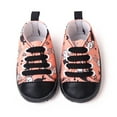 thumbnail image 3 of Dakaela Unisex Baby Boys Girls Shoes Newborn Infant Anti Slip Canvas Sneakers Toddler First Walkers Crib Shoes Orange Size 4.5, 3 of 7